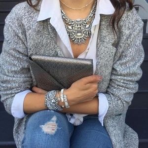 Stella & Dot Gala statement bib necklace